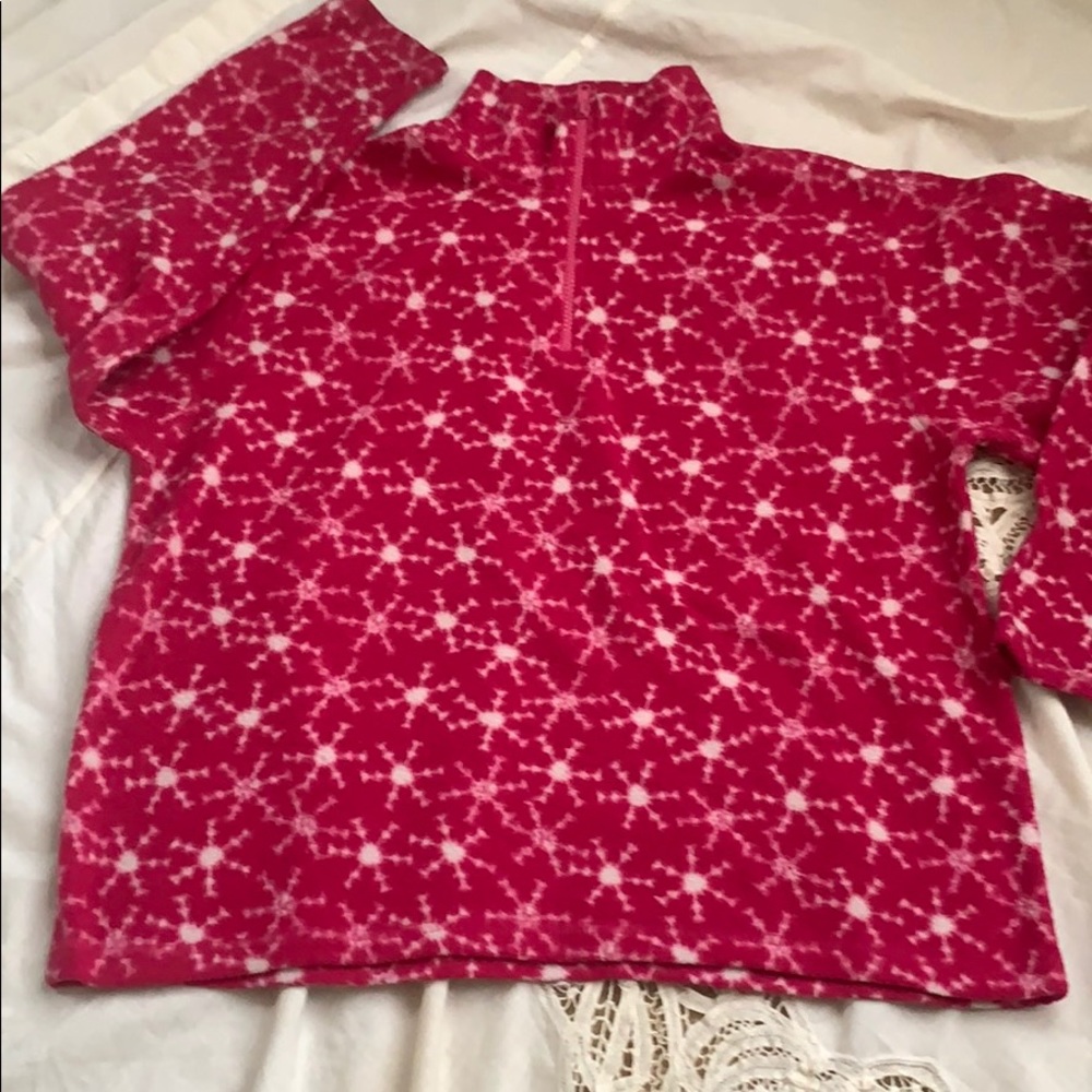 Girls Fleece top by Moves Size Large 14-16